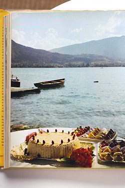 fraises de bois cake