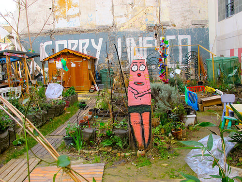 community garden in paris