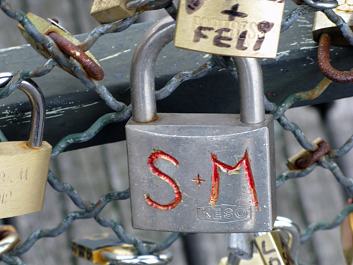s & m - Pont des Arts, Paris