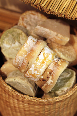 dried goat cheeses