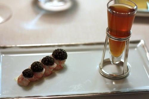 langoustinesi and caviar