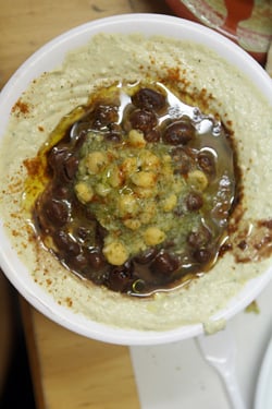 hummus in Jerusalem