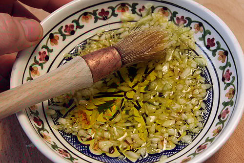 garlic oil for pizza