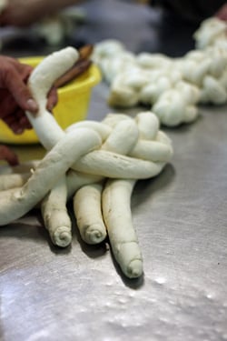 challah bread braids