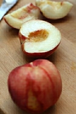 nectarines for melon-nectarine agua fresca