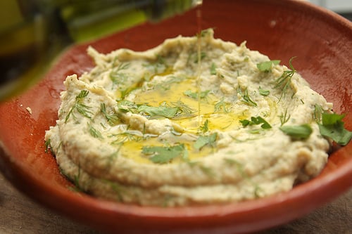white bean dip