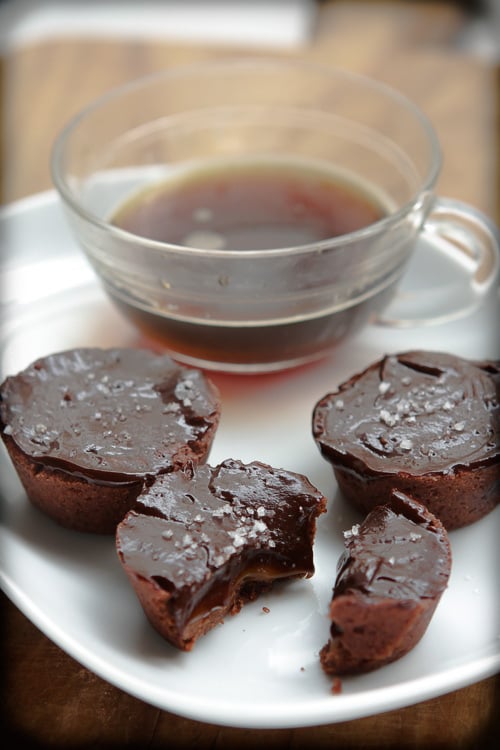 Chocolate-Caramels Tartlets