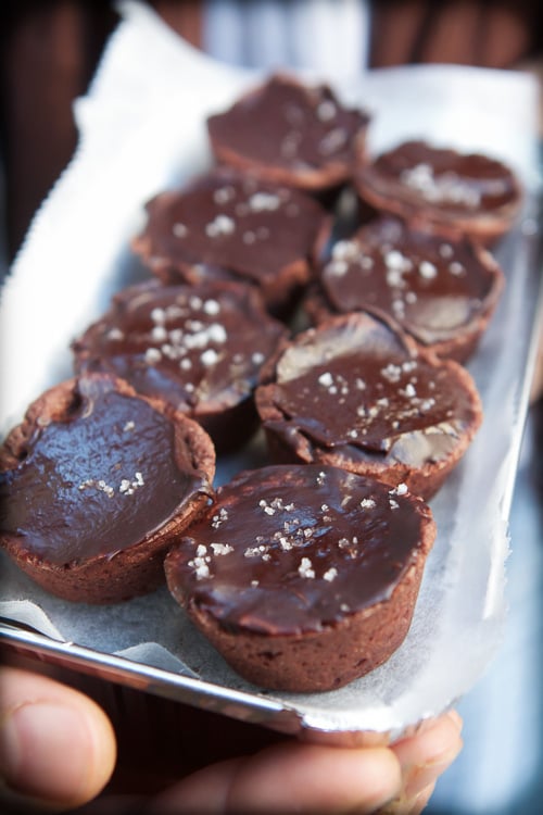 Chocolate-Caramels Tartlets