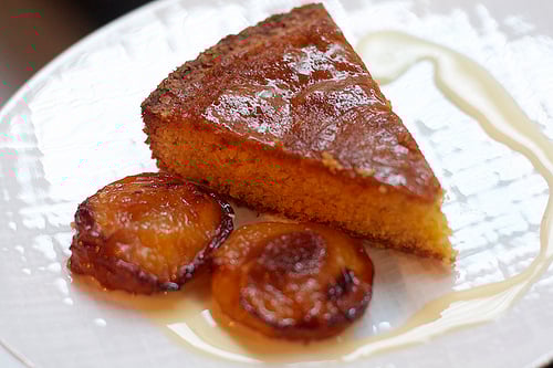 polenta cake plum