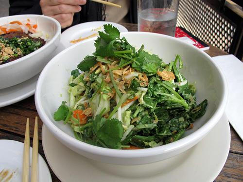 chopped vegetable salad