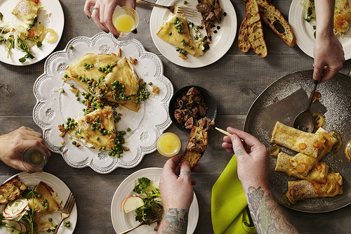 Matt Armendariz Holiday Meal with Dani and Adam