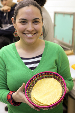 tortillas at Mil Amores