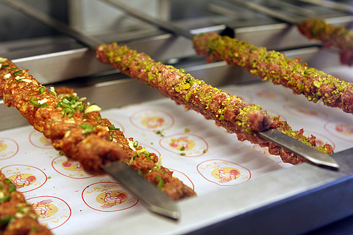 kebabs at LALA in Beirut