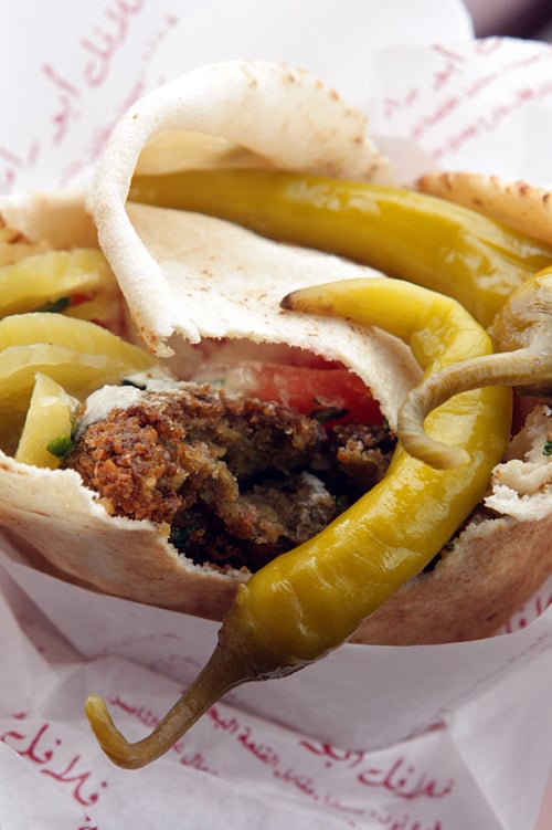 falafel sandwich