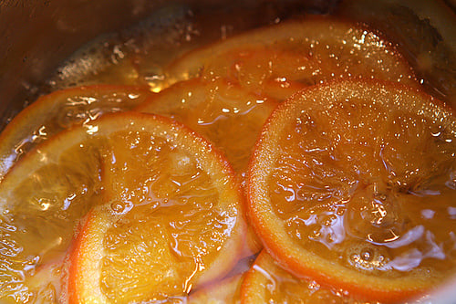candied oranges