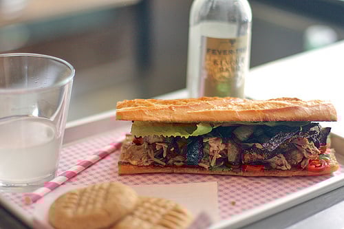 pulled pork sandwich