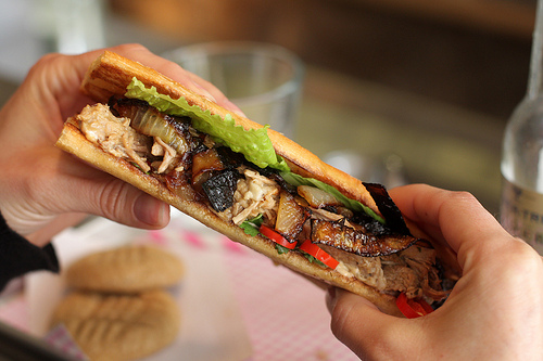 pulled pork sandwich at verjus