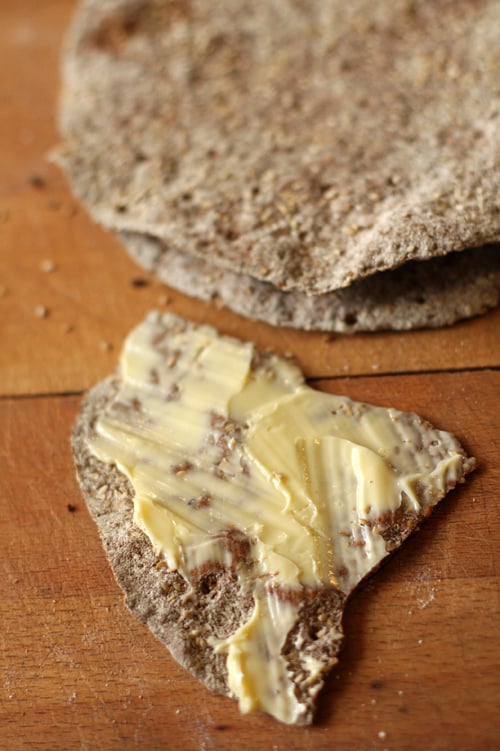 flatbread and swedish butter