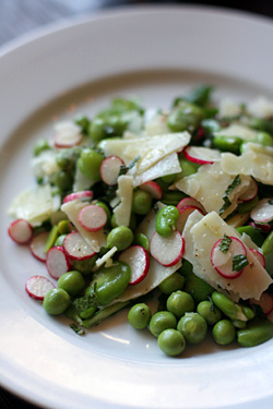 radish and pea salad