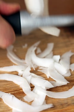 shaved coconut