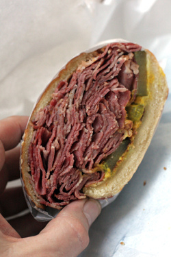 Pastrami sandwich