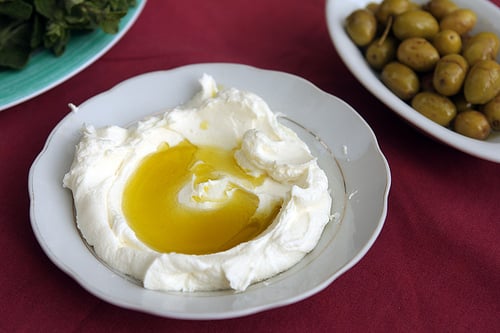 labneh + olive oil