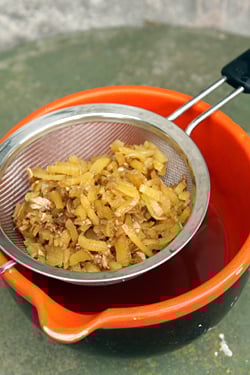 straining ginger syrup recipe