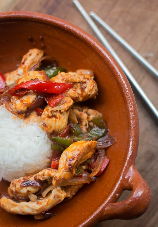 Thai Stir-Fried Chicken with Chile Jam recipe