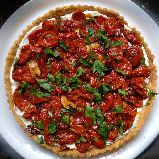 roasted tomato tart