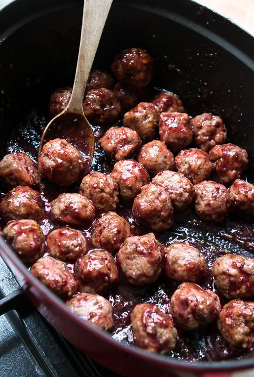 Cranberry-Glazed Meatballs