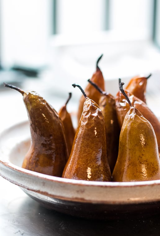 marsala baked pears recipe-