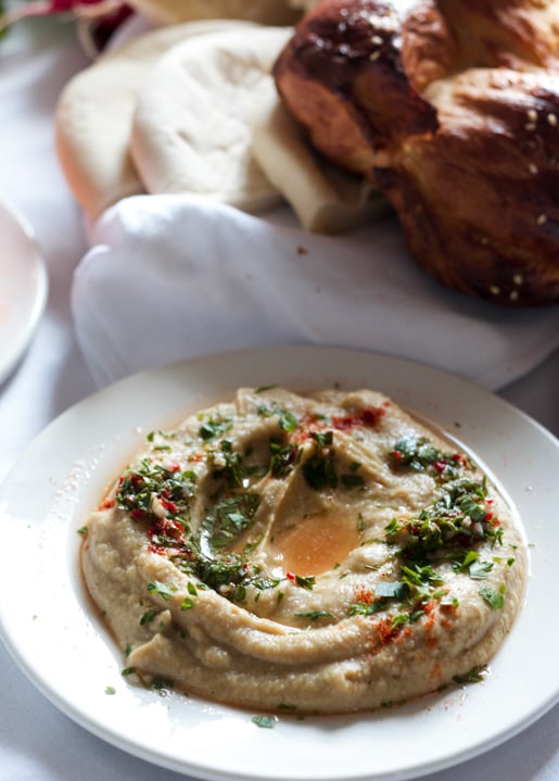 eggplant dip from Honey and Co.