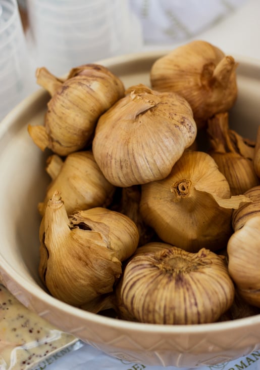 Smoked garlic
