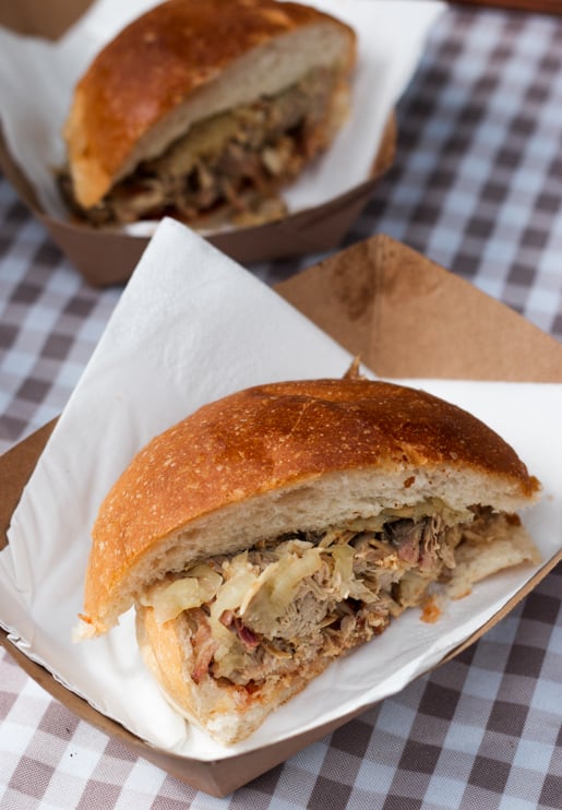 Pulled pork sandwiches