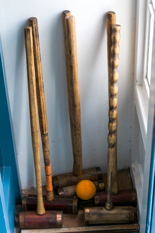 Vintage croquet set
