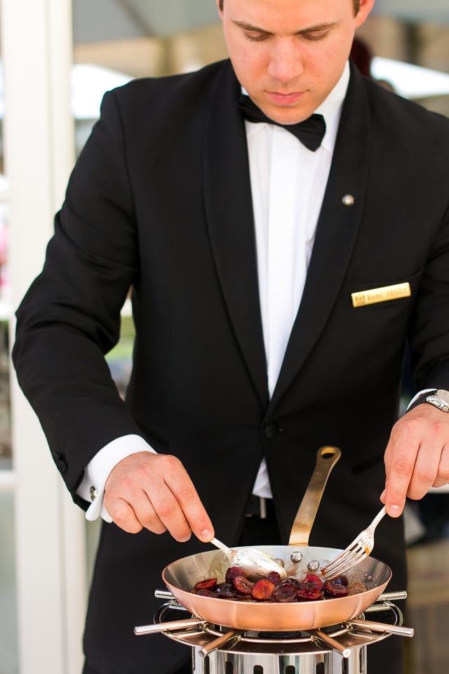 Cherry Pistachio Dessert at The Bristol Hotel, Paris