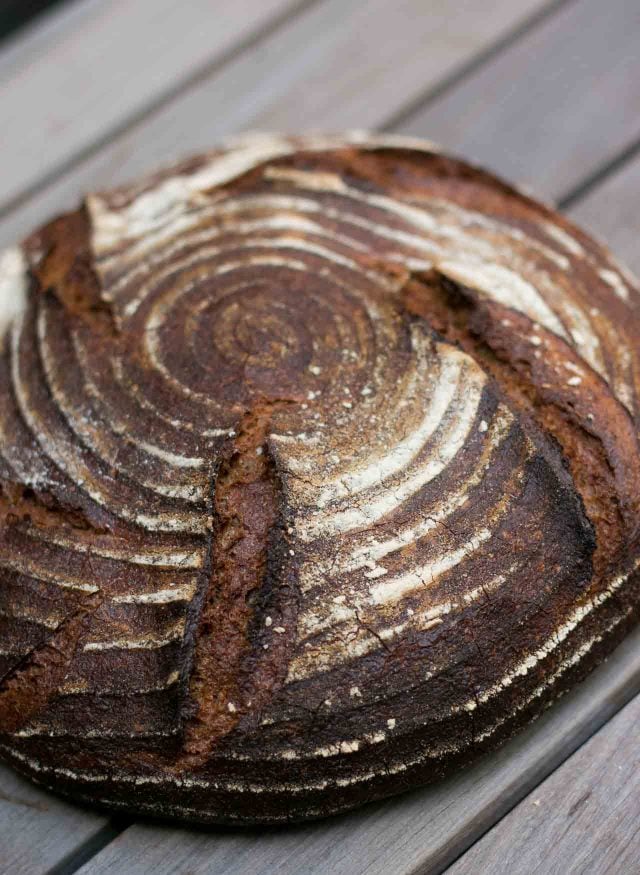 French miche bread