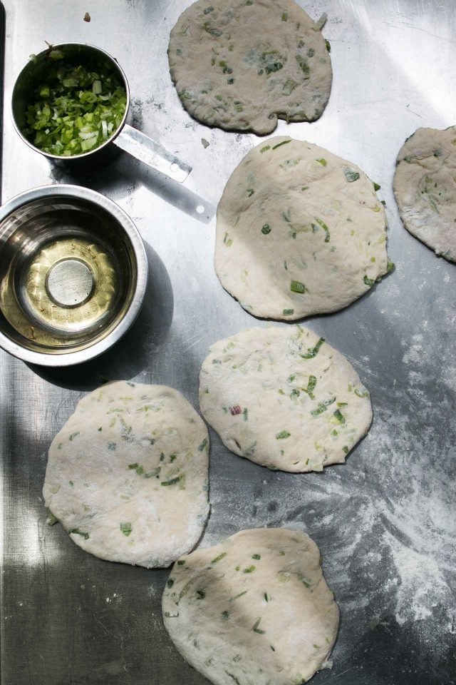 green onion flatbread recipe