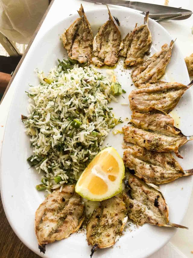 Sardines on Tinos