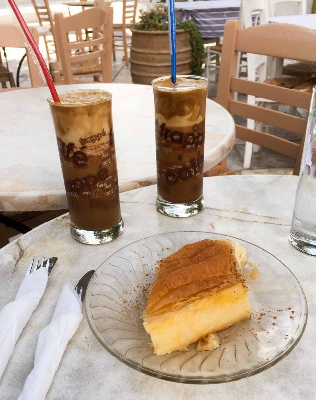 Nescafe Frappe and Galataburiko