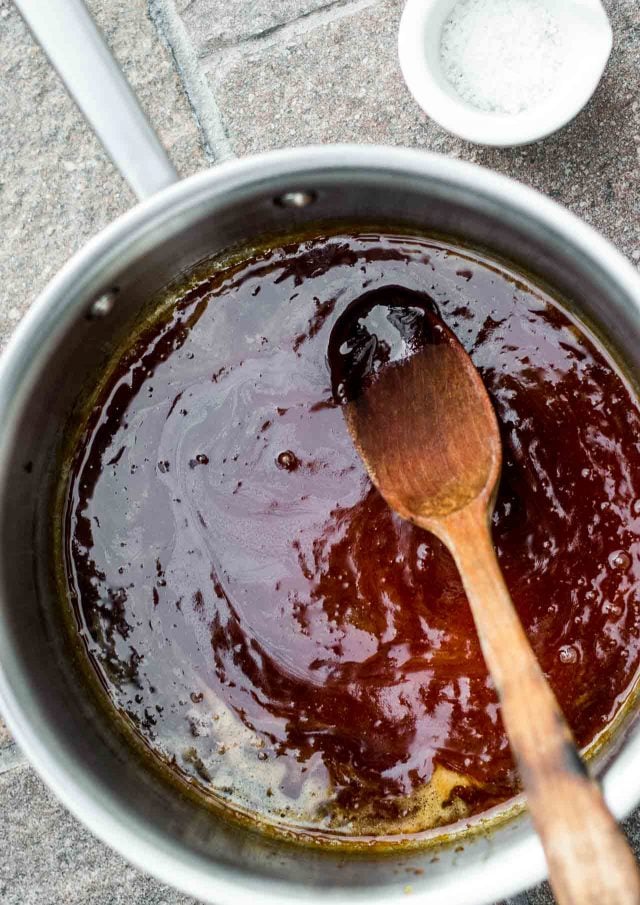 Apple Date Cake with Salted Caramel Glaze recipe