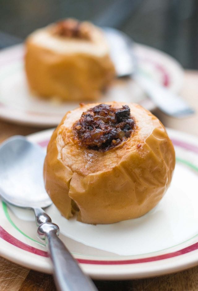 Baked apples with ginger recipe