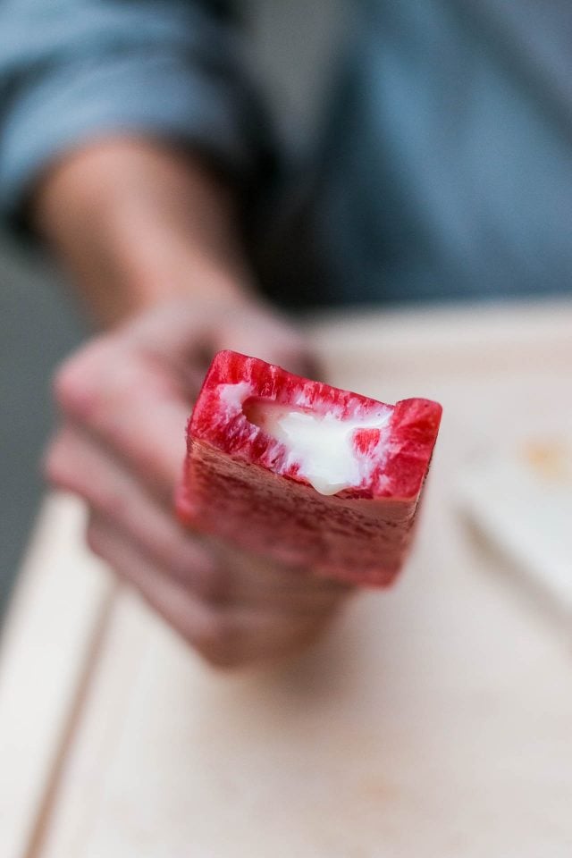 strawberry paleta at Le Newyorkina ice cream 