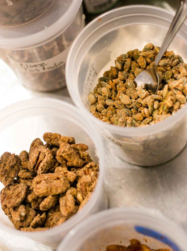 candied nuts and seeds at Le Newyorkina ice cream 